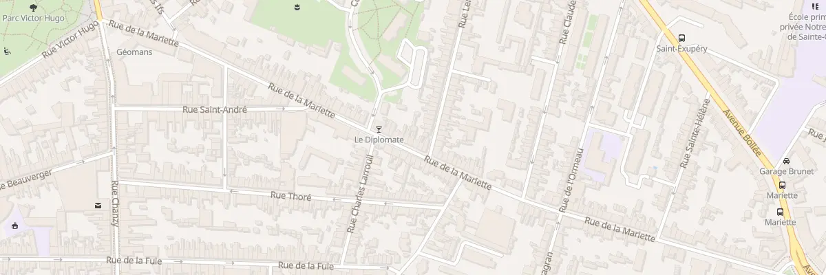 Plan du 79 Rue de la Mariette au Mans