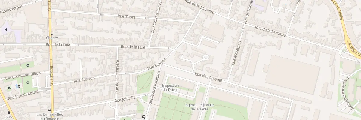 Plan du 17 Rue du Chene Liege au Mans