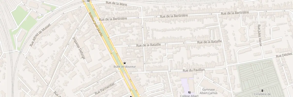 Plan du 22 Rue de la Bataille au Mans