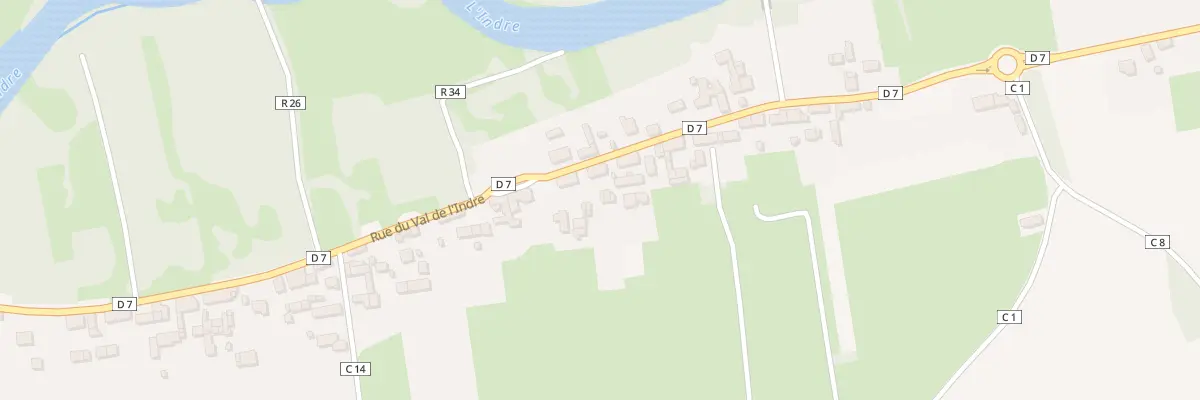 Plan du 112 Rue du Val de l’Indre à Avoine