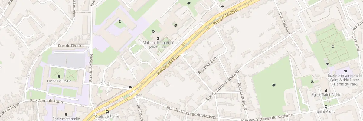 Plan du 54 Rue des Maillets au Mans