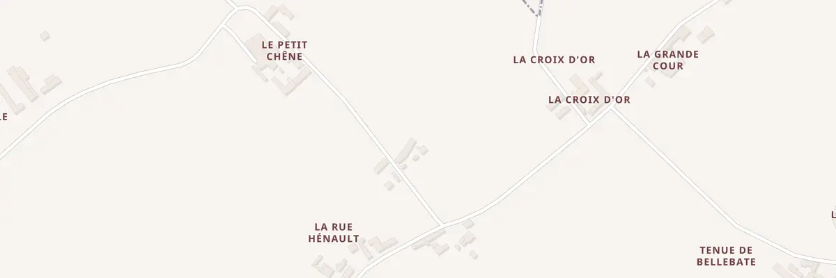 Plan du 2 Le Chene à Dercé