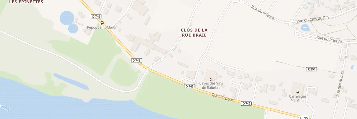 Plan du 60 Rue de l’Ancien Port à Chinon