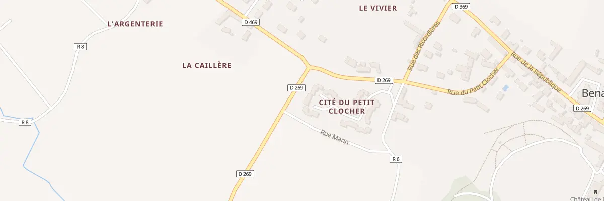 Plan du 9 Cite du Petit Clocher à Benais