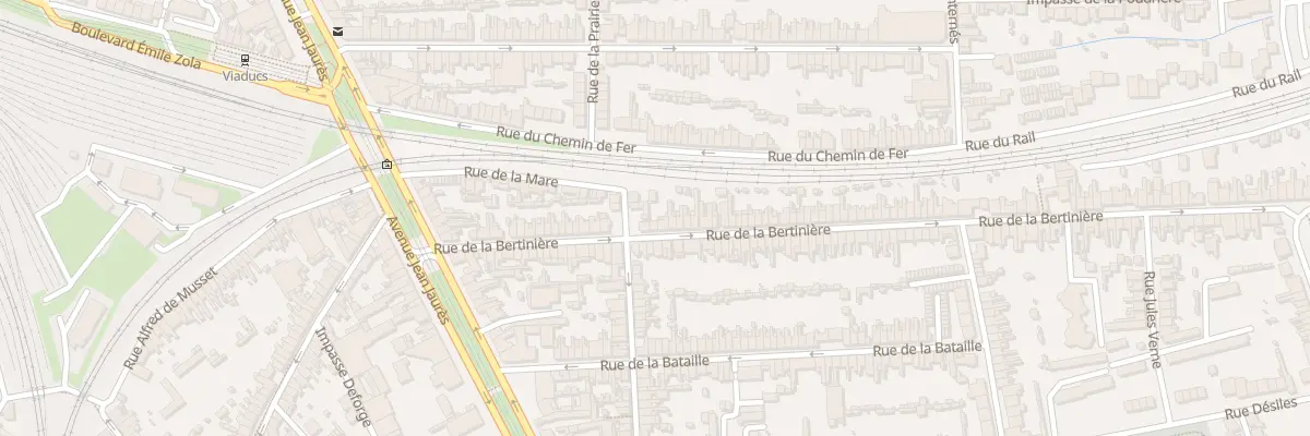 Plan du 37 Rue de la Bertinière au Mans