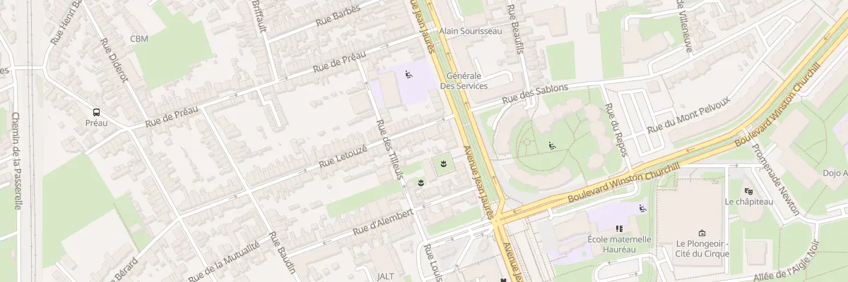 Plan du 7 Rue Letouzé au Mans