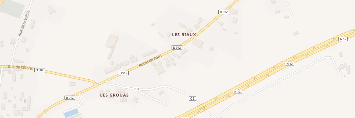 Plan du 438 Rte de Paris à Hauterive
