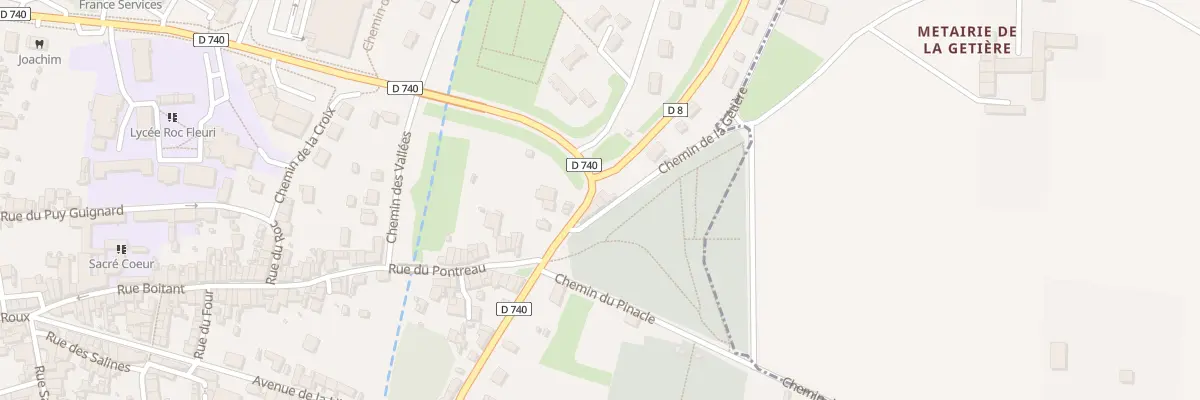 Plan du 1B Rte de Civray à Ruffec