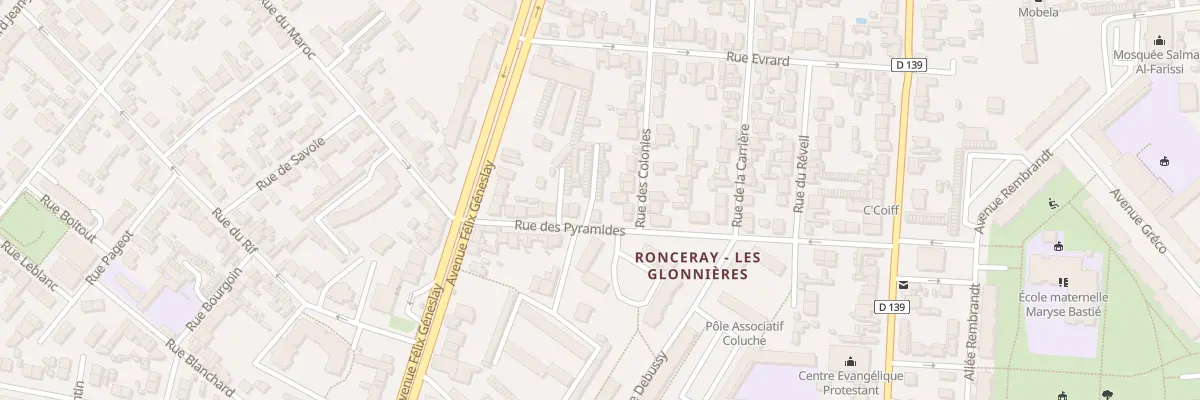Plan du 15 Rue des Pyramides au Mans