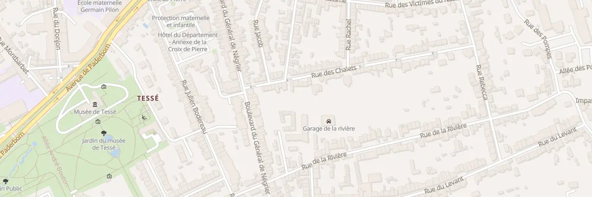 Plan du 14 Rue des Chalets au Mans