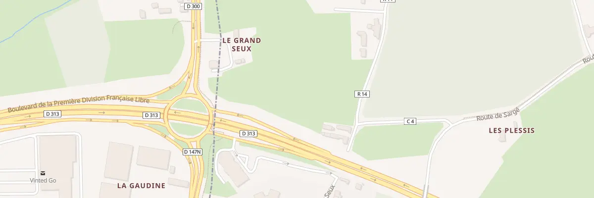 Plan du 3 Che du Grand Seux à Coulaines