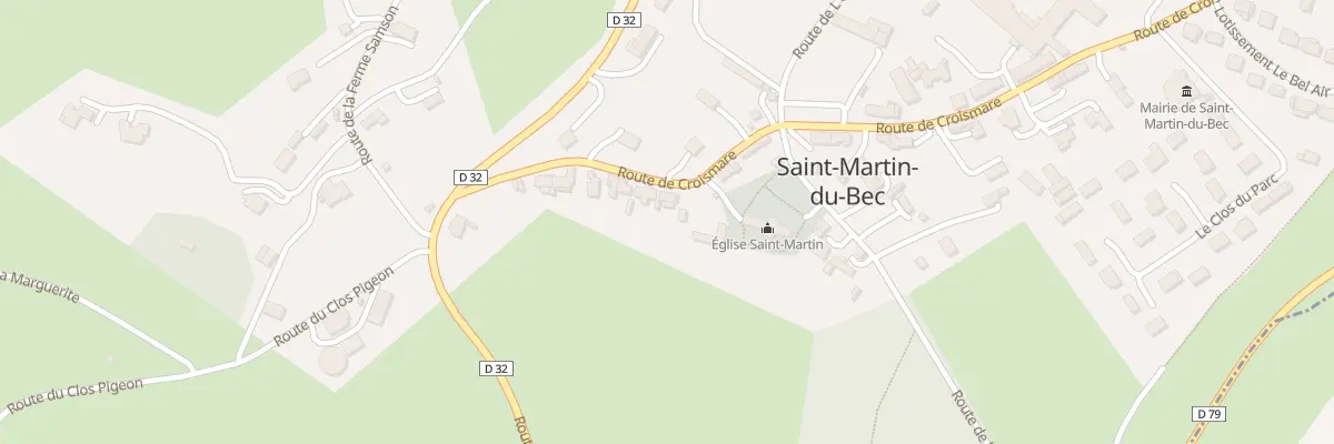 Plan du 15 Rte de Croismare à Saint-Martin-du-Bec