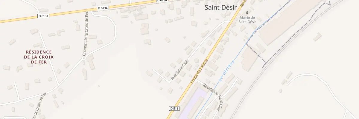 Plan du 12 Rue Saint-Clair à Saint-Désir