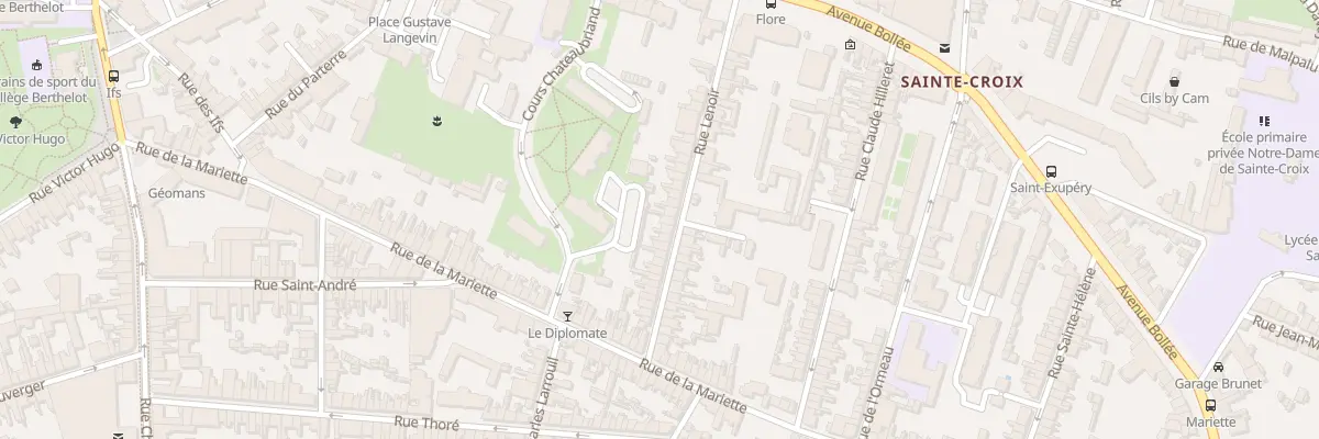Plan du 24 Rue Lenoir au Mans