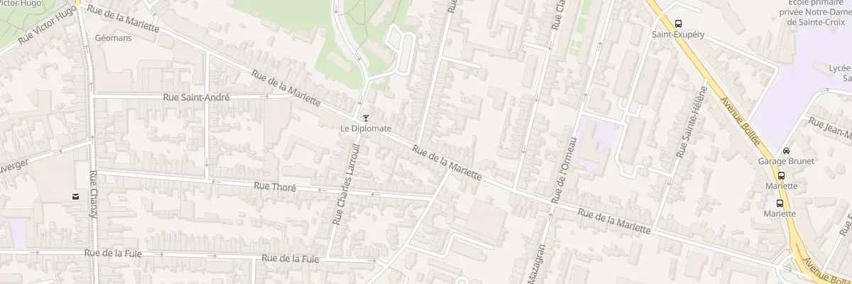 Plan du 51 Rue Lenoir au Mans