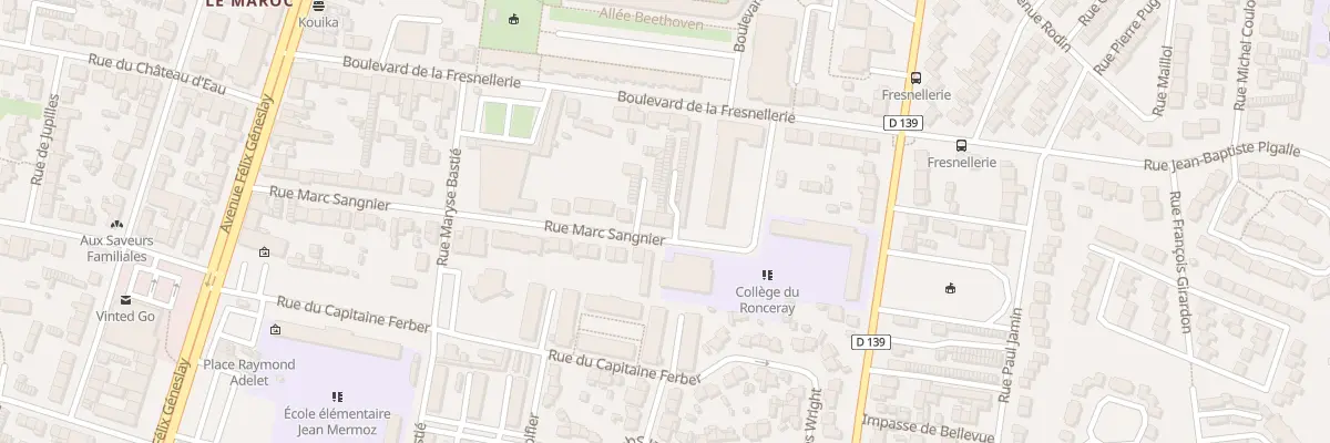 Plan du 53 Rue Marc Sangnier au Mans