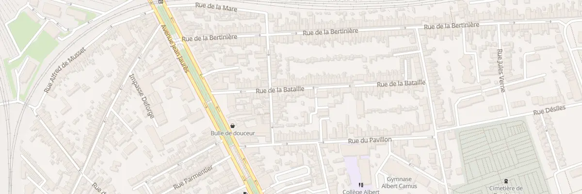 Plan du 28 Rue de la Bataille au Mans