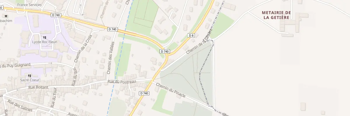 Plan du 2 Rte de Civray à Ruffec