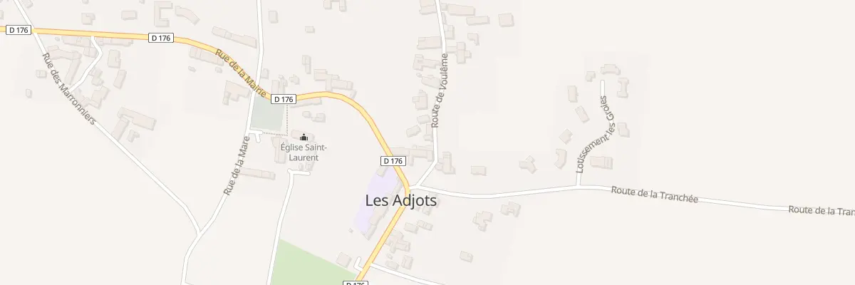 Plan du 5012 Le Bourg aux Adjots