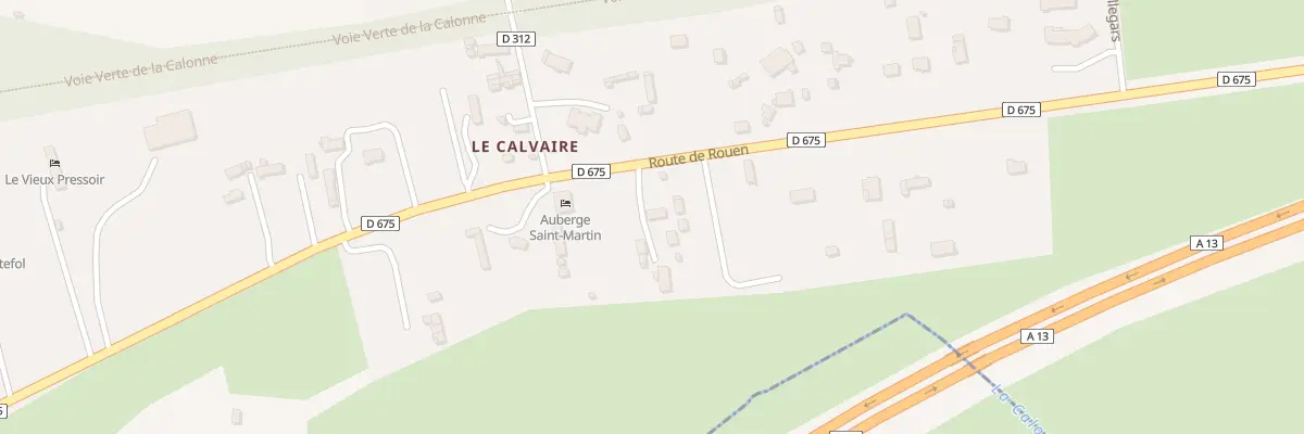 Plan du 798B Rte de Rouen à Surville