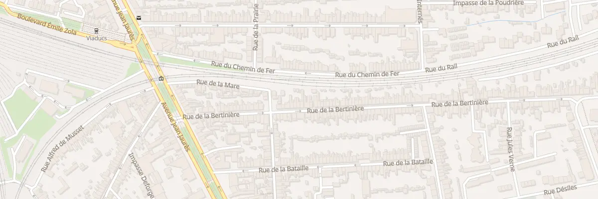 Plan du 45 Rue de la Bertinière au Mans