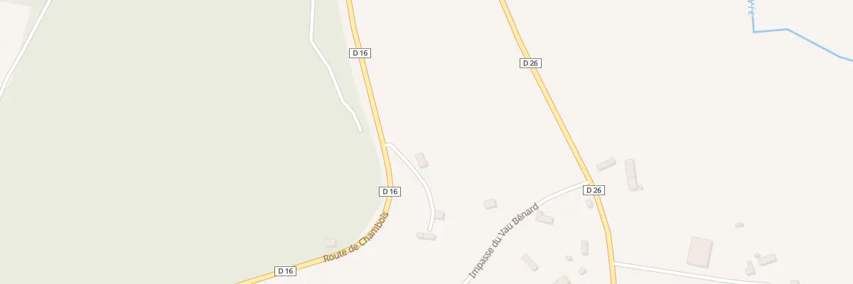 Plan du Vau-Benard à Guerquesalles