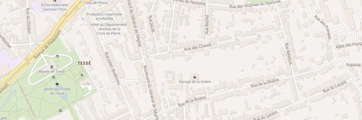 Plan du 14T Rue des Chalets au Mans