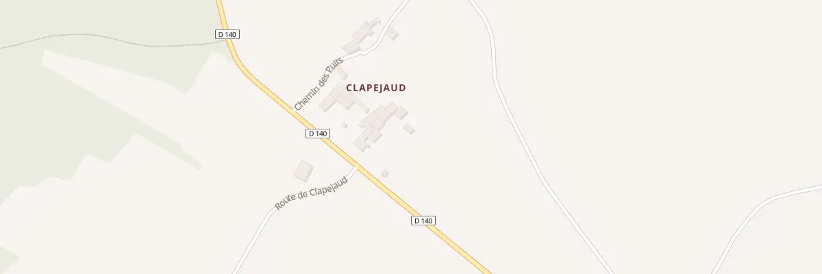 Plan du 33 Rte de Petit-Bersac à Nabinaud