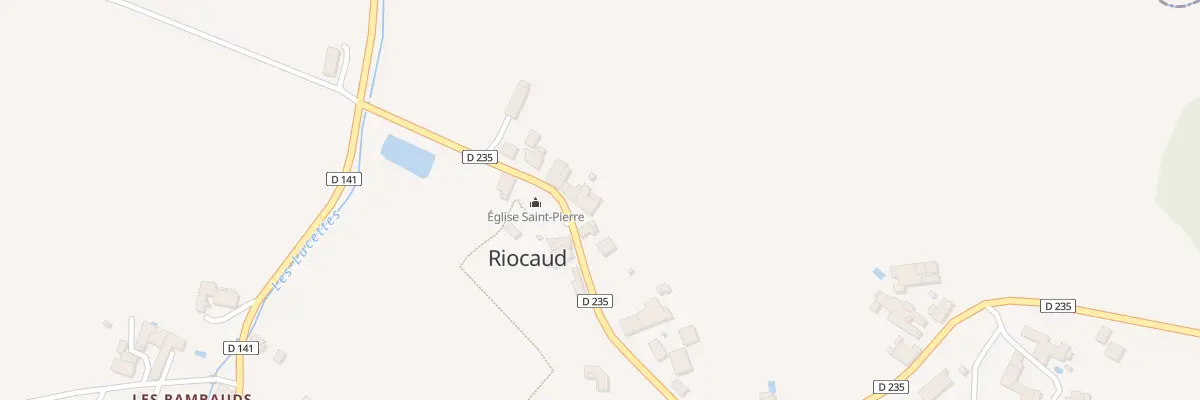 Plan du 18A Le Bourg à Riocaud