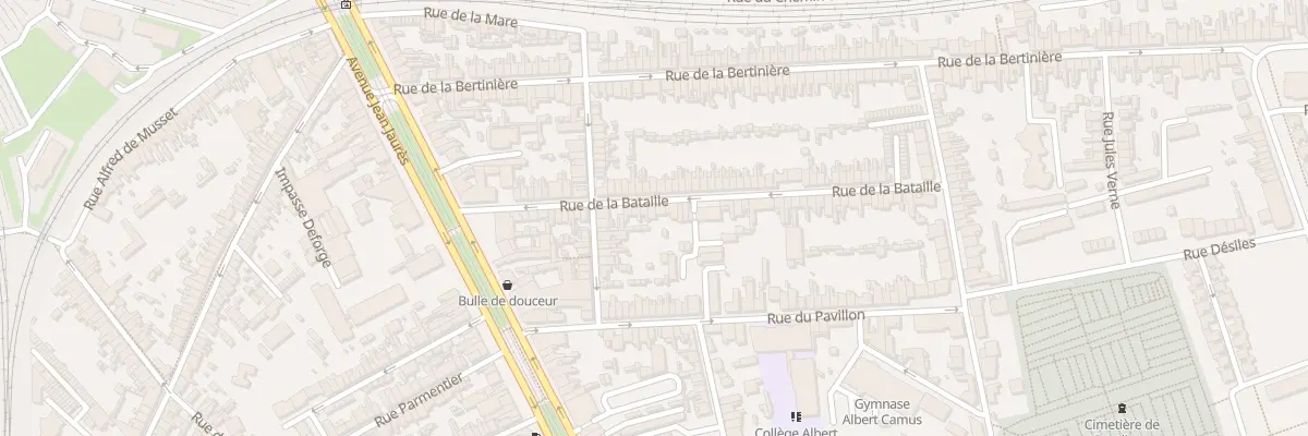 Plan du 32 Rue de la Bataille au Mans