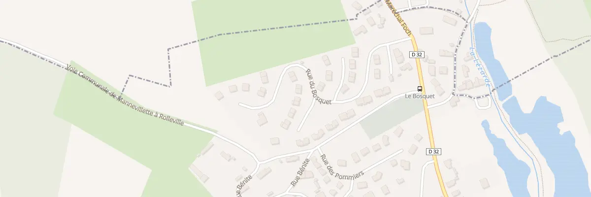 Plan du 25 Rue du Bosquet à Rolleville