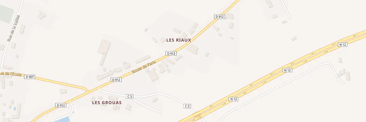 Plan du 464 Rte de Paris à Hauterive