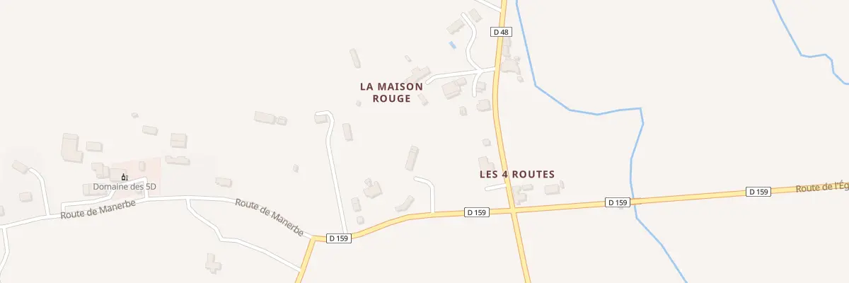 Plan du 3 Rte de Manerbe à Ouilly-le-Vicomte