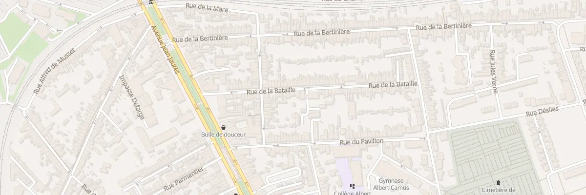 Plan du 34 Rue de la Bataille au Mans