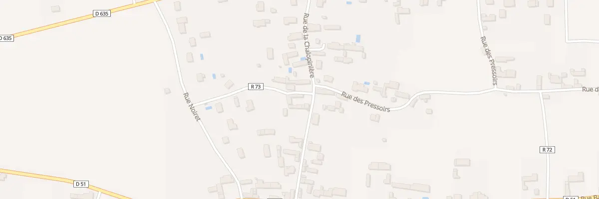 Plan du 11 Rue de la Chalopinière à Restigné