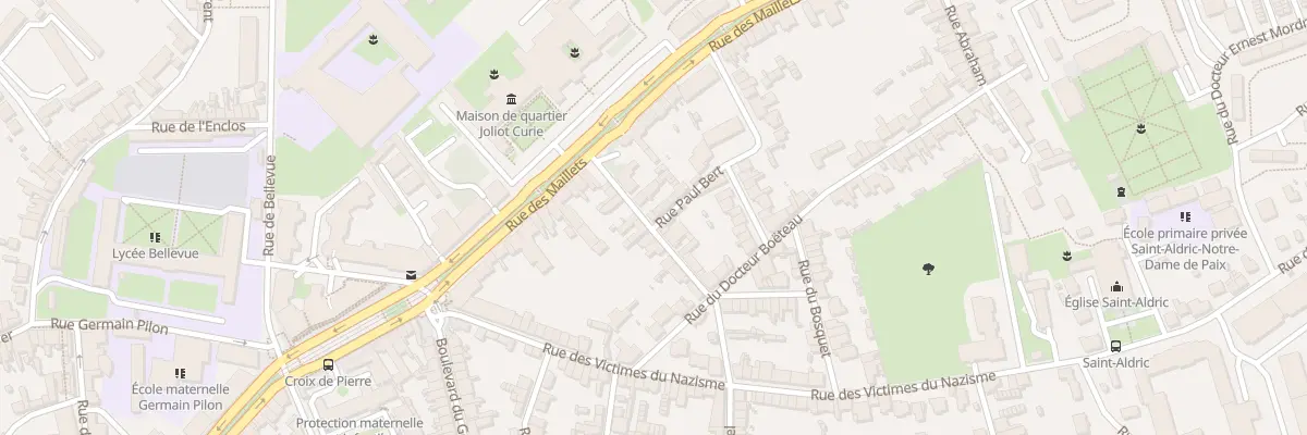 Plan du 5 Rue Clos Margot au Mans