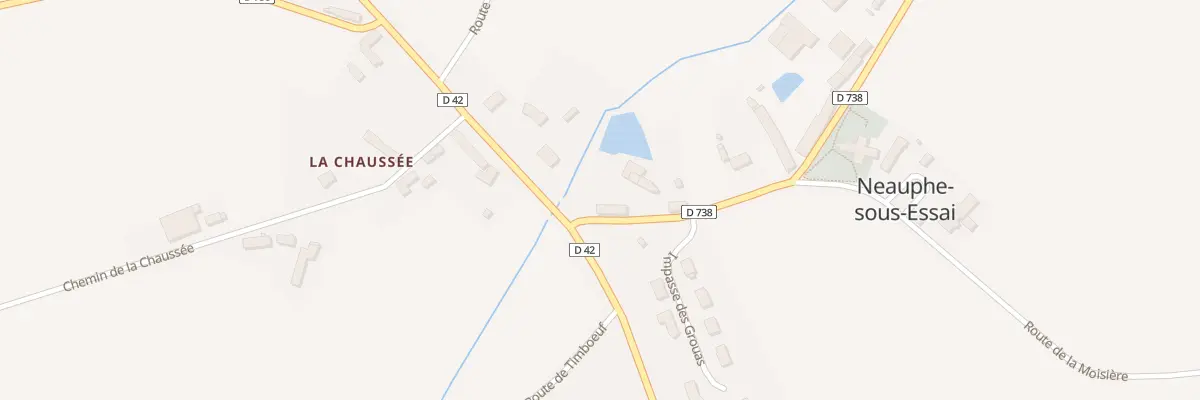 Plan du 55 La Croix à Neauphe-sous-Essai
