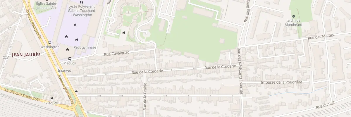 Plan du 81B Rue de la Corderie au Mans