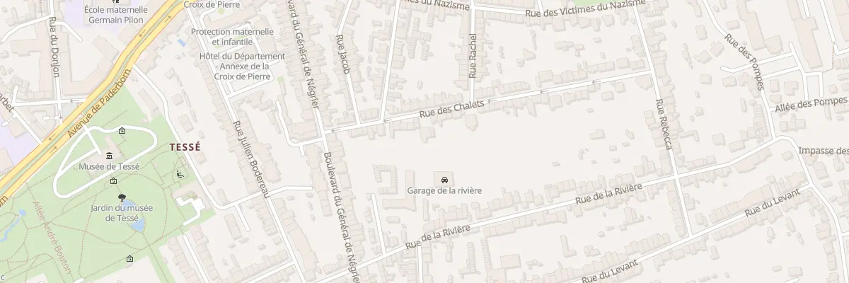 Plan du 16 Rue des Chalets au Mans