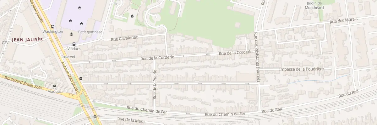 Plan du 84 Rue de la Corderie au Mans