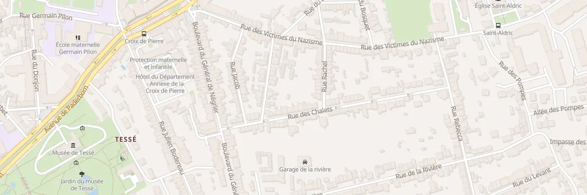 Plan du 21 Rue des Chalets au Mans