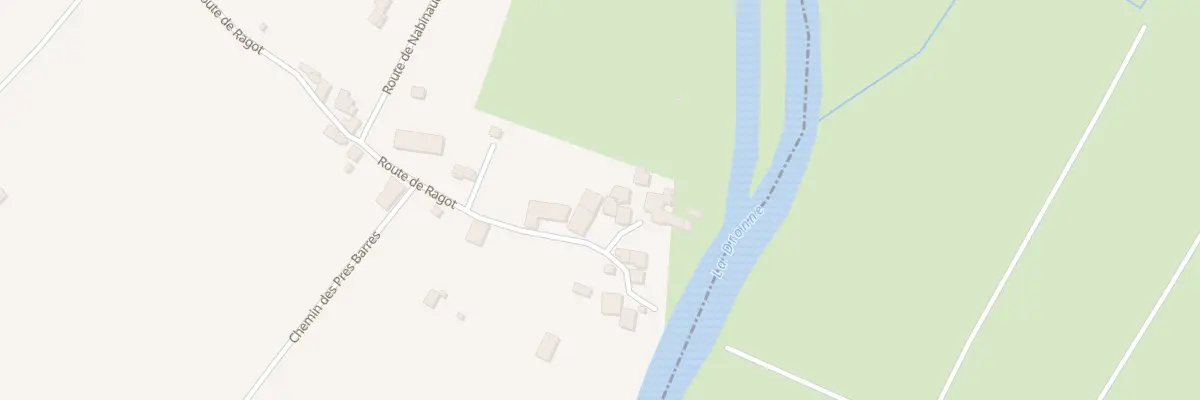 Plan du 33 Rte de Ragot à Laprade