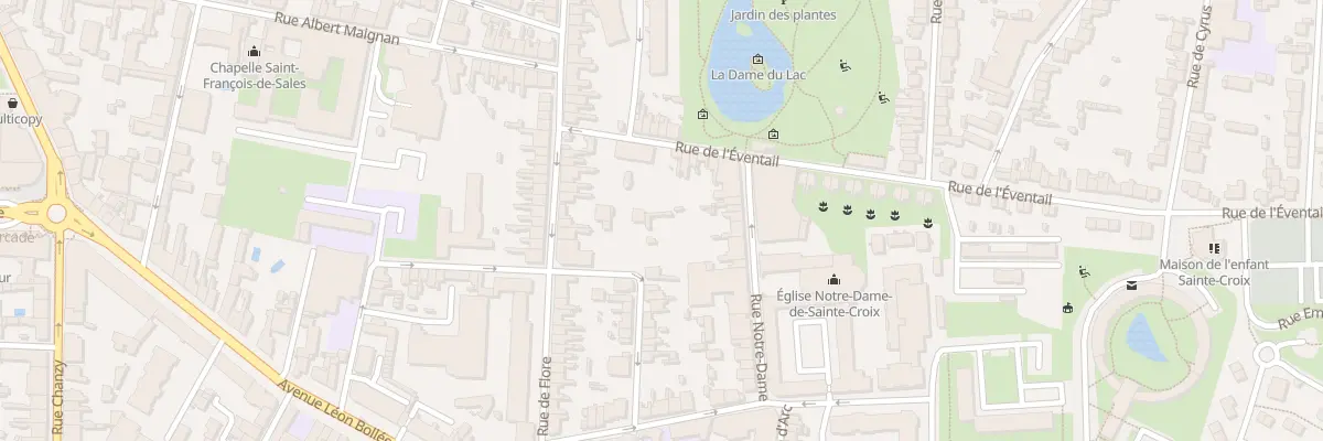 Plan du 7B Rue Notre-Dame au Mans