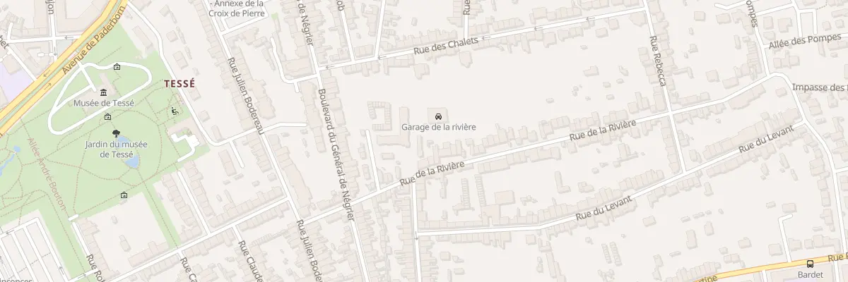 Plan du 37 Rue de la Rivière au Mans