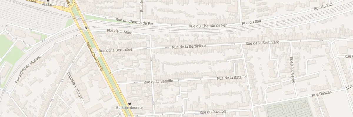 Plan du 54 Rue de la Bertinière au Mans