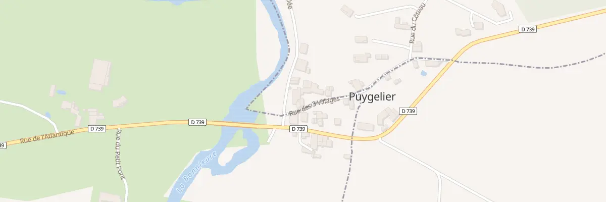 Plan du 5098 Puygelier à Puyréaux