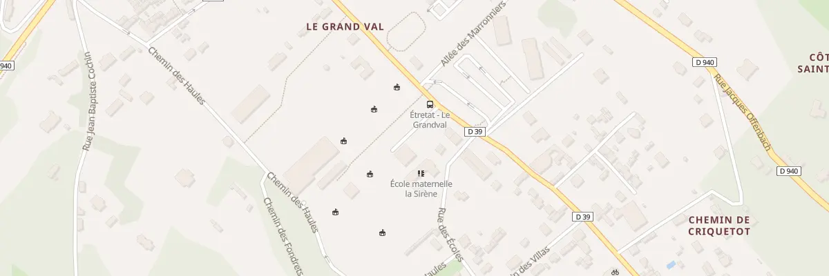 Plan du 38 Rue Guy de Maupassant à Étretat