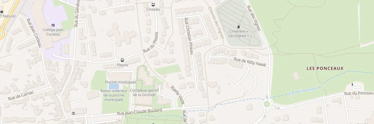 Plan du 15 Rue Christian Pineau à Coulaines