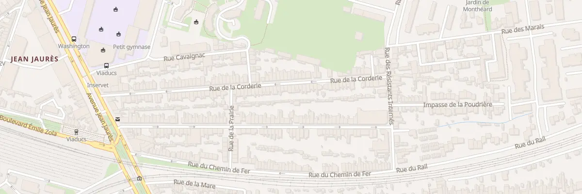 Plan du 88 Rue de la Corderie au Mans