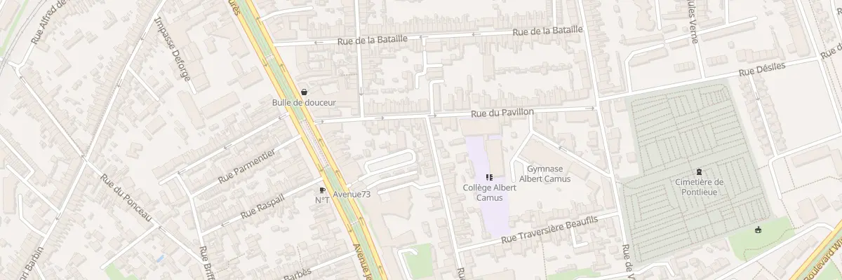 Plan du 6 Rue Beaufils au Mans